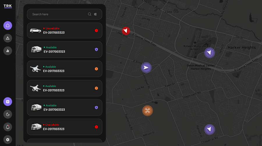TRK project screenshot
